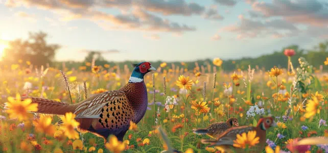 Le développement des jeunes galliformes : une étude approfondie sur l’élevage et l’évolution des faisandeaux